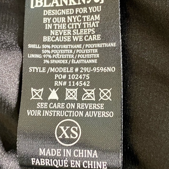 Blank NYC Vegan Moto Jacket Looks New Size XS Gold Tone Hardware Retail $125 - Picture 13 of 14